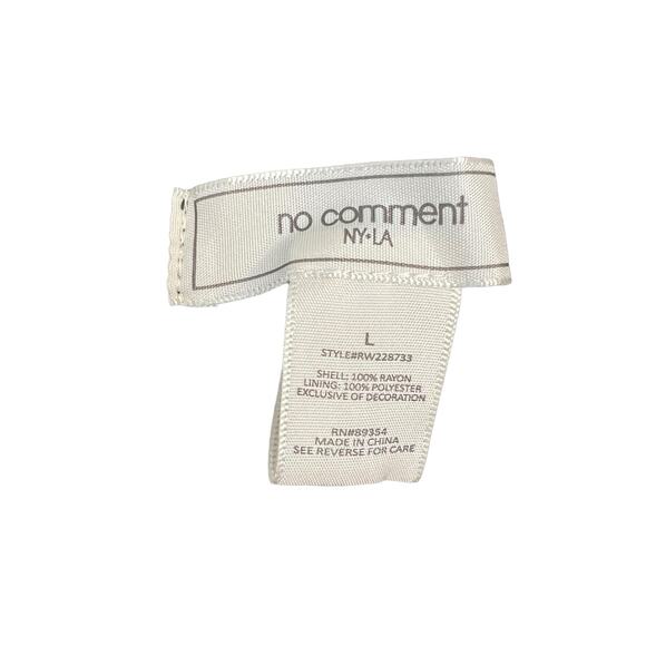 No Comment new with tags NWT maxi skirt L large 100% rayon Boho Cottage Granny - Picture 7 of 7